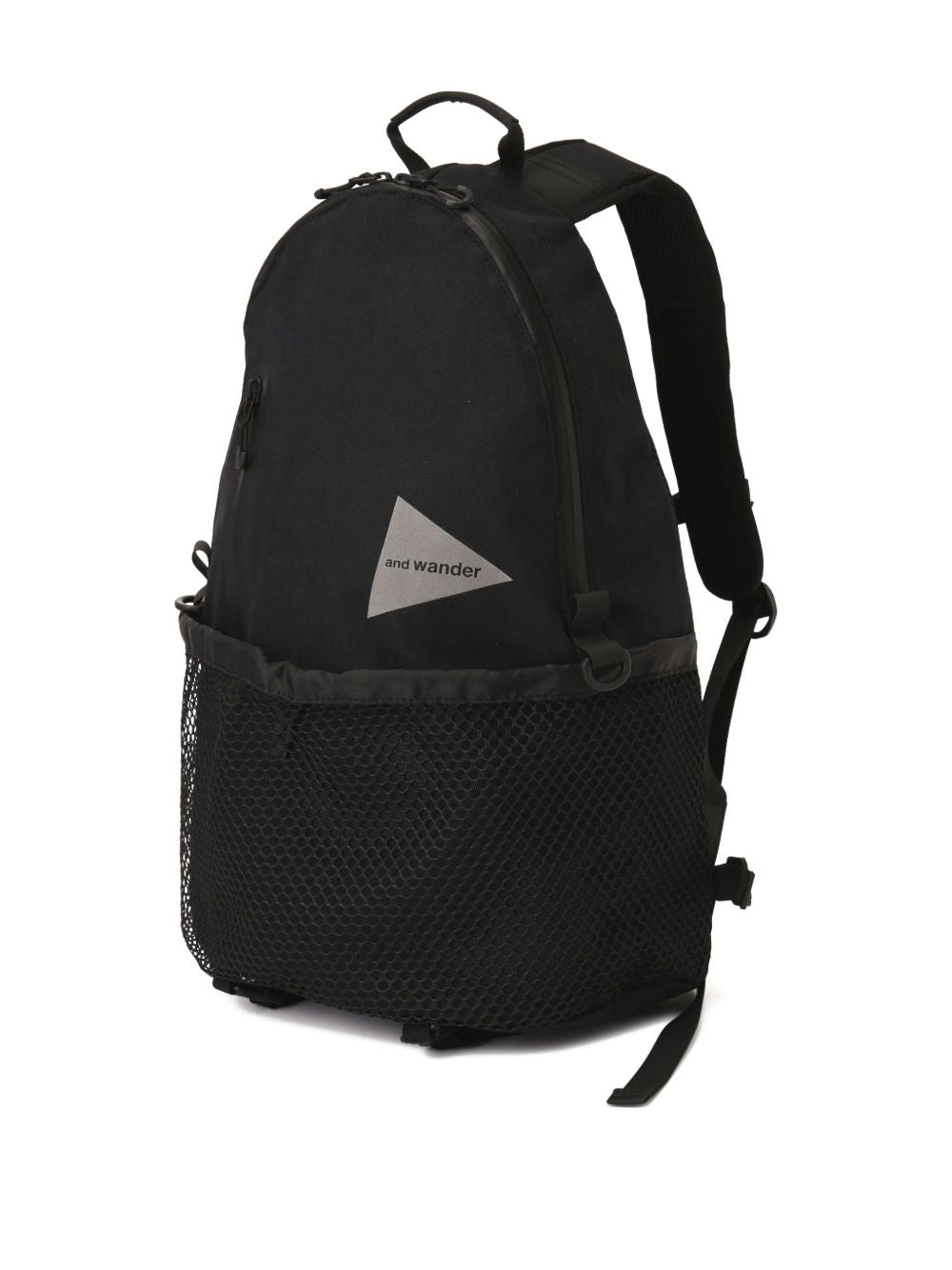 Zaino con stampa in nero And wander - uomo 