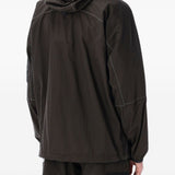Giacca Ripstop in marrone e nero And wander - uomo 