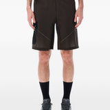 Bermuda Ripstop in marrone e nero And wander - uomo 
