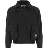 Giacca con cappuccio in nero And wander - uomo 