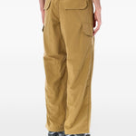 Pantaloni cargo in twill in beige And wander - uomo 