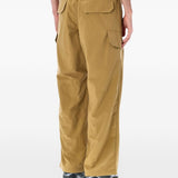 Pantaloni cargo in twill in beige And wander - uomo 