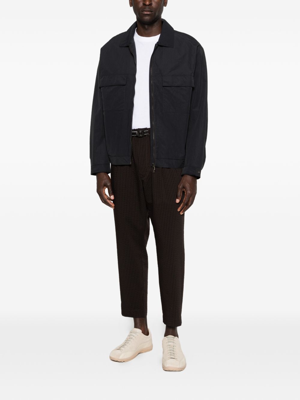 Pantaloni a righe in marrone and Wander - uomo 