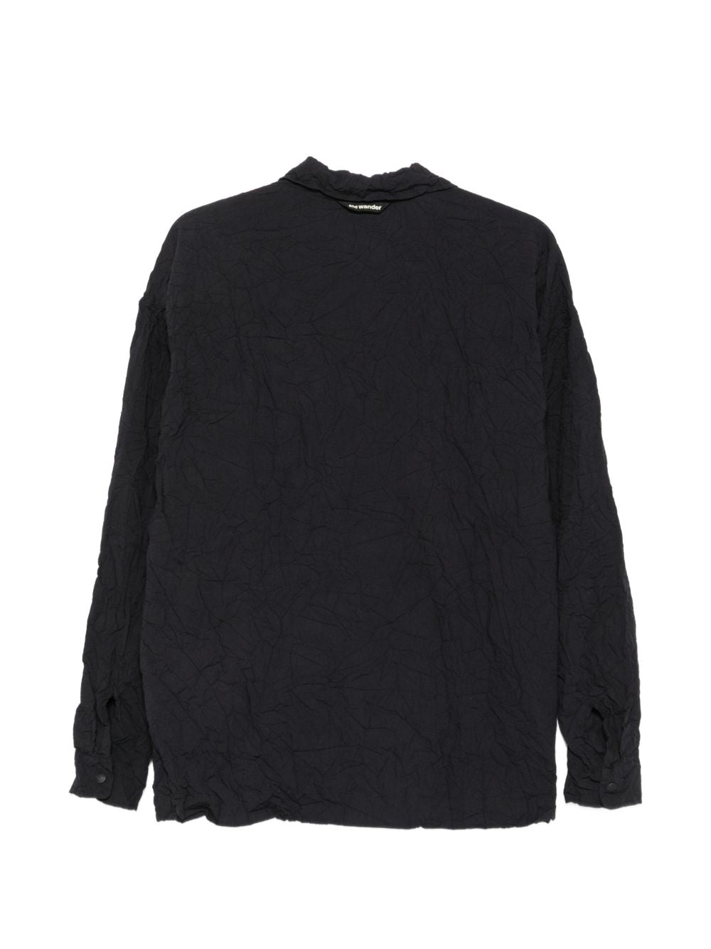 Camicia a maniche lunghe in nero And wander - uomo 