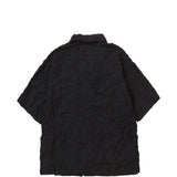 Camicia a maniche corte con tasca in nero And wander - uomo 