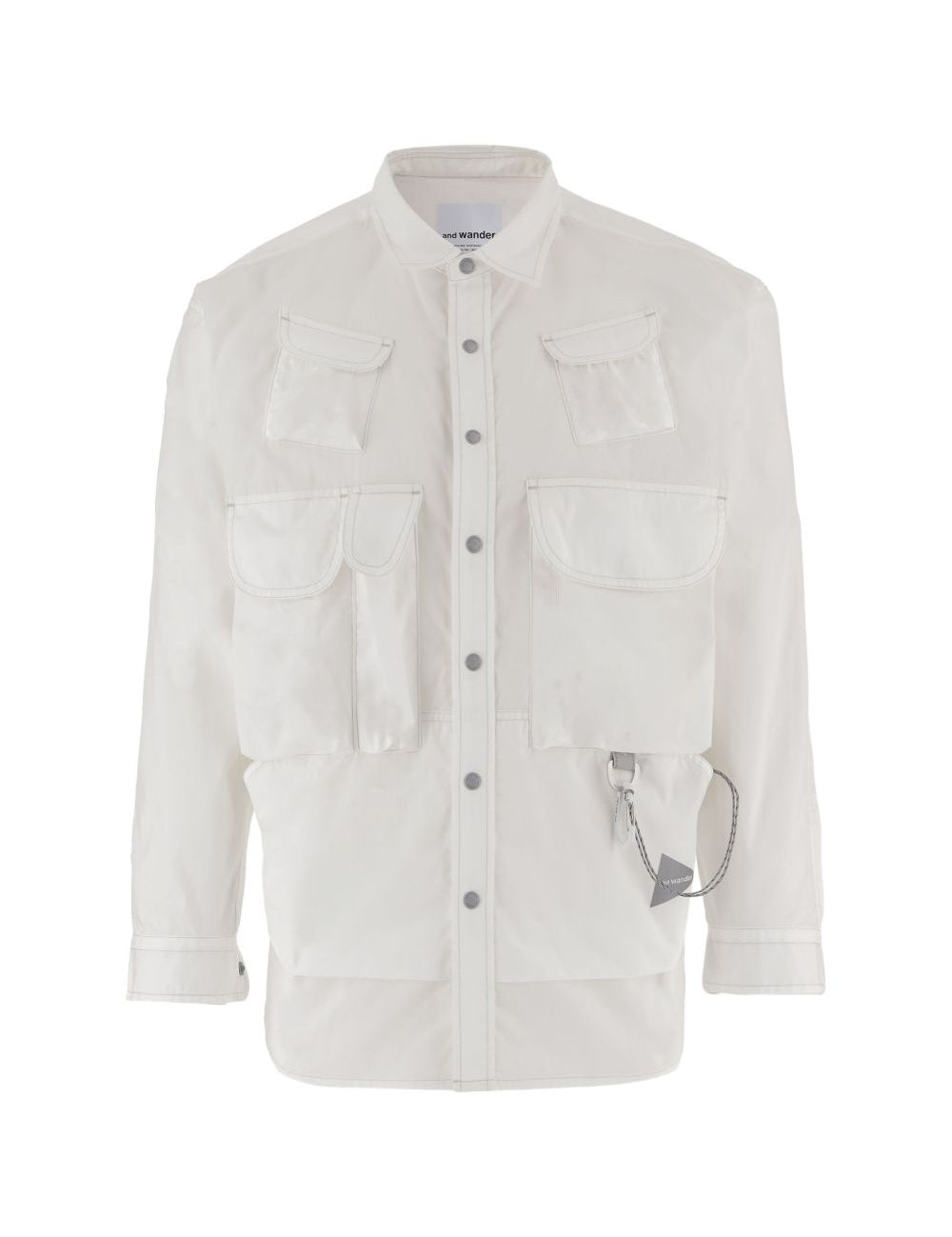 Camicia con tasche in bianco and Wander - uomo 