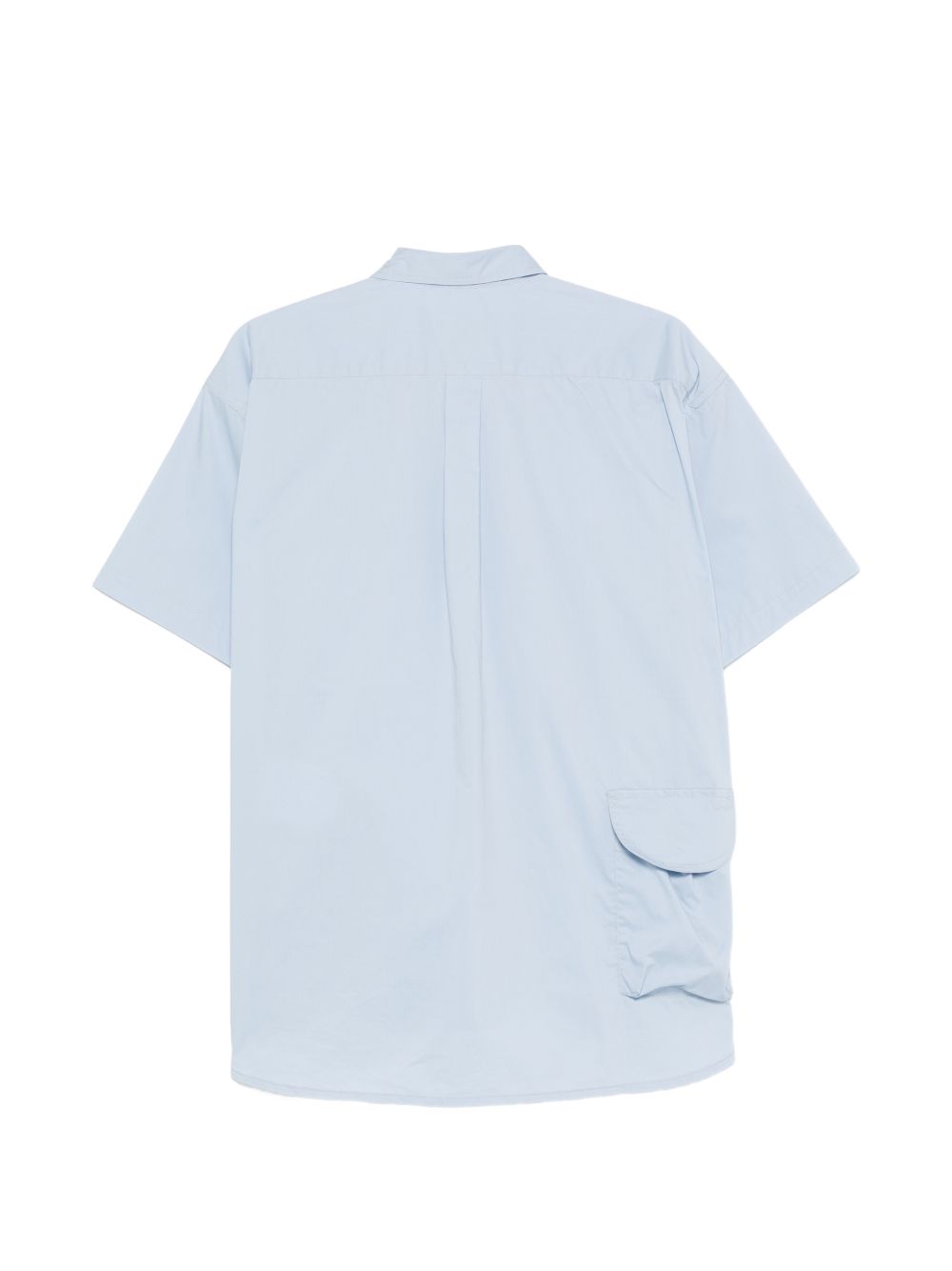 Camicia a maniche corte con tasche in celeste And wander - uomo 