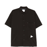 Camicia a righe in nero And wander - uomo 
