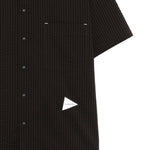 Camicia a righe in nero And wander - uomo 