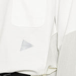 T-shirt a maniche lunghe con tasca in bianco And wander - uomo 
