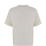 T-shirt a maniche corte con tasca in bianco And wander - uomo 