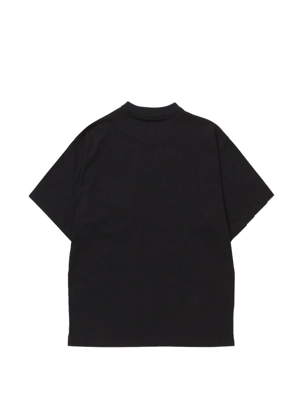 T-shirt con moschettone e tasca sul petto in nero And wander - uomo 