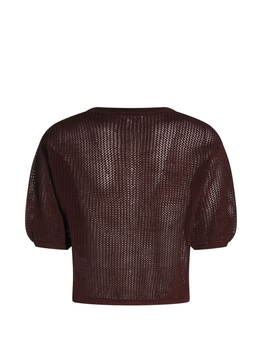 Top crop papavero in nero Antonelli - donna 