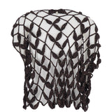 Top all'uncinetto in marrone Antonelli - donna 