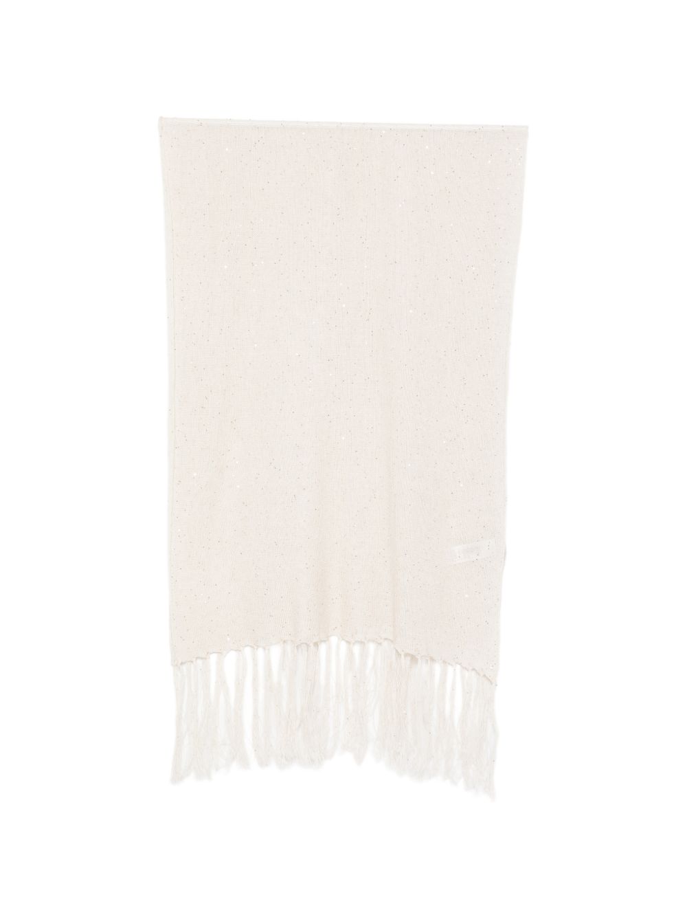 Sciarpa con frange in avorio Antonelli - donna 