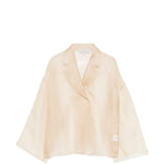 Giacca semi-trasparente emma in beige Antonelli - donna 