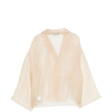 Giacca semi-trasparente emma in beige Antonelli - donna 