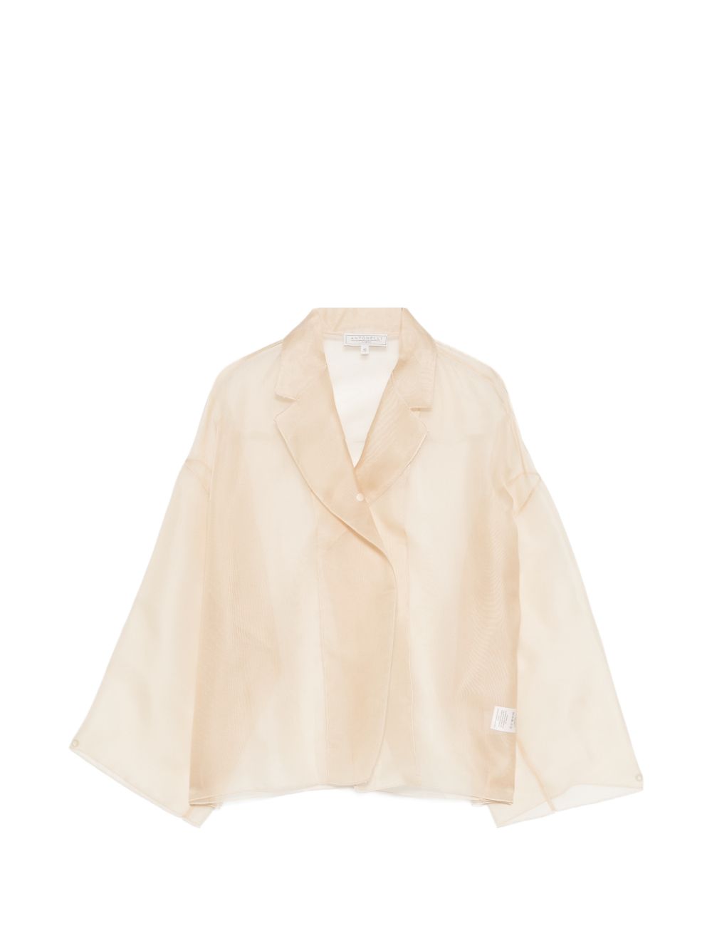 Giacca semi-trasparente emma in beige Antonelli - donna 