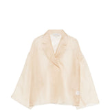 Giacca semi-trasparente emma in beige Antonelli - donna 