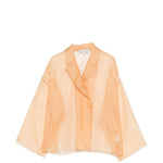 Giacca semi-trasparente emma in beige Antonelli - donna 