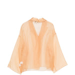 Giacca semi-trasparente emma in beige Antonelli - donna 