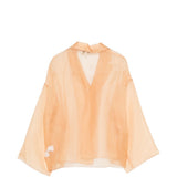 Giacca semi-trasparente emma in beige Antonelli - donna 