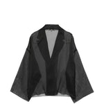Giacca semi-trasparente emma in nero Antonelli - donna 