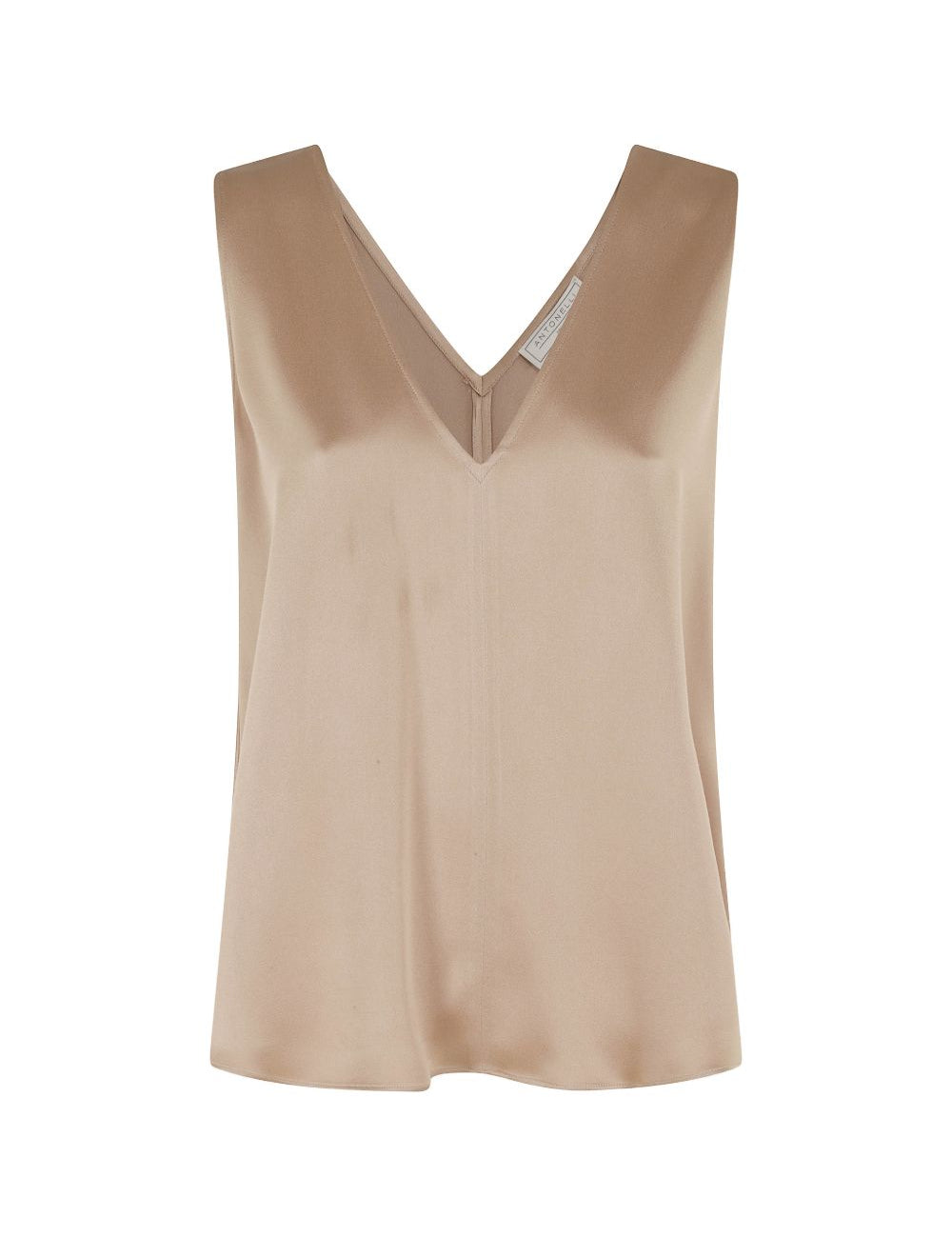 CANOTTA con scollo a V in beige Antonelli - donna 