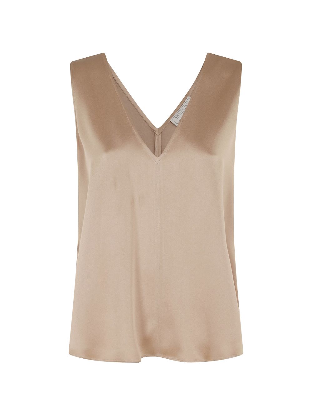CANOTTA con scollo a V in beige Antonelli - donna 