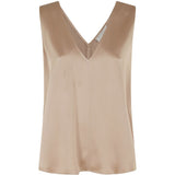 CANOTTA con scollo a V in beige Antonelli - donna 