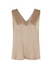 CANOTTA con scollo a V in beige Antonelli - donna