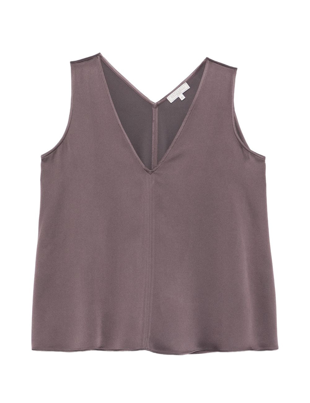 Top con scollo a v in viola Antonelli - donna 