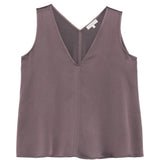 Top con scollo a v in viola Antonelli - donna 