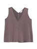 Top con scollo a v in viola Antonelli - donna