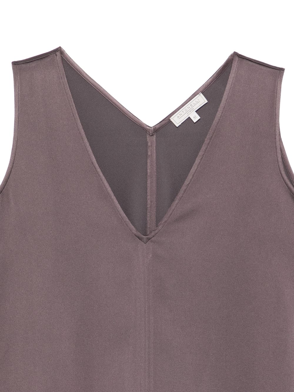 Top con scollo a v in viola Antonelli - donna 