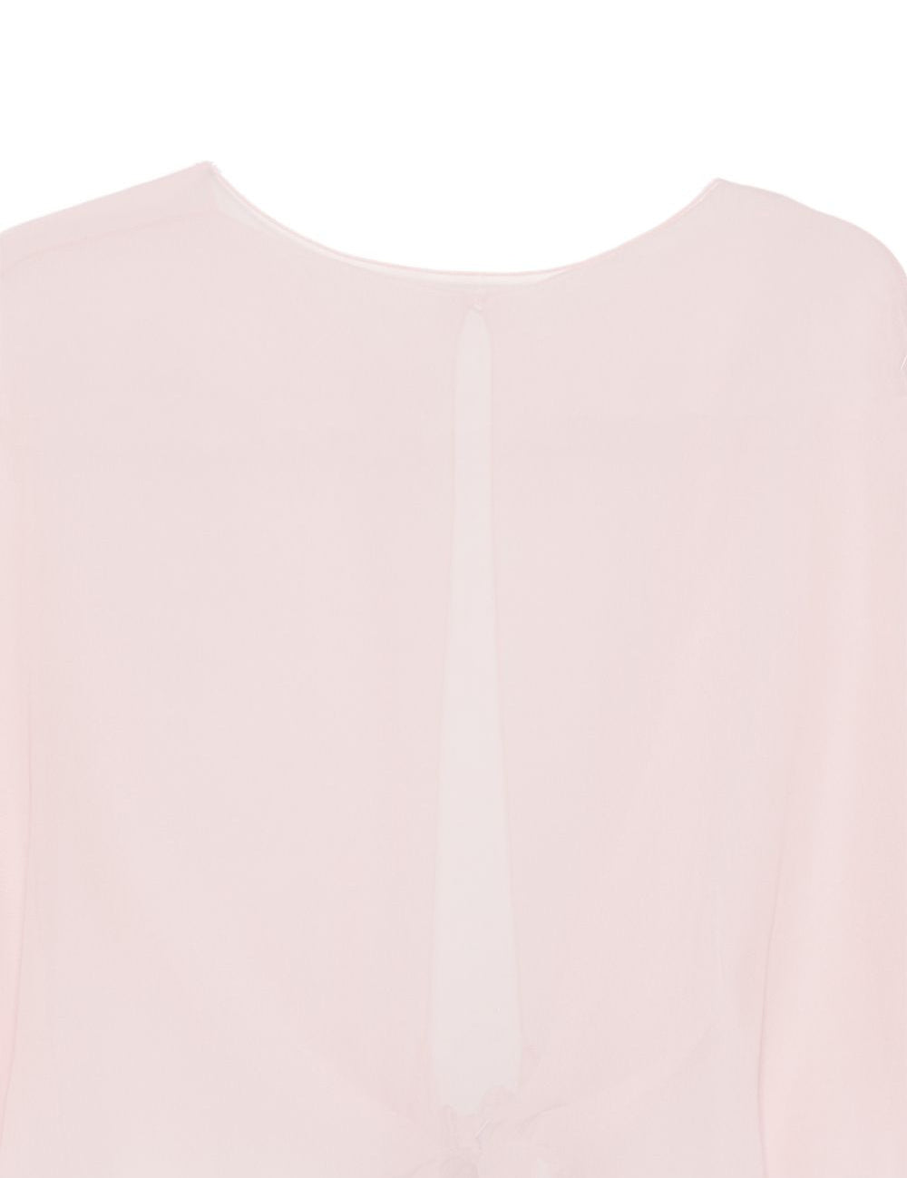 Top christian con nodo a cravatta in rosa Antonelli - donna 
