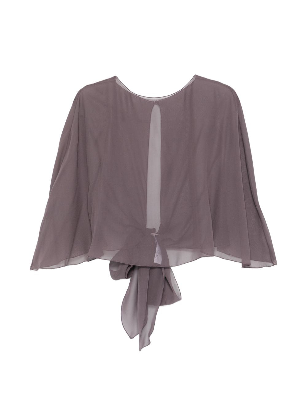 Top christiano con nodo a cravatta in viola Antonelli - donna 