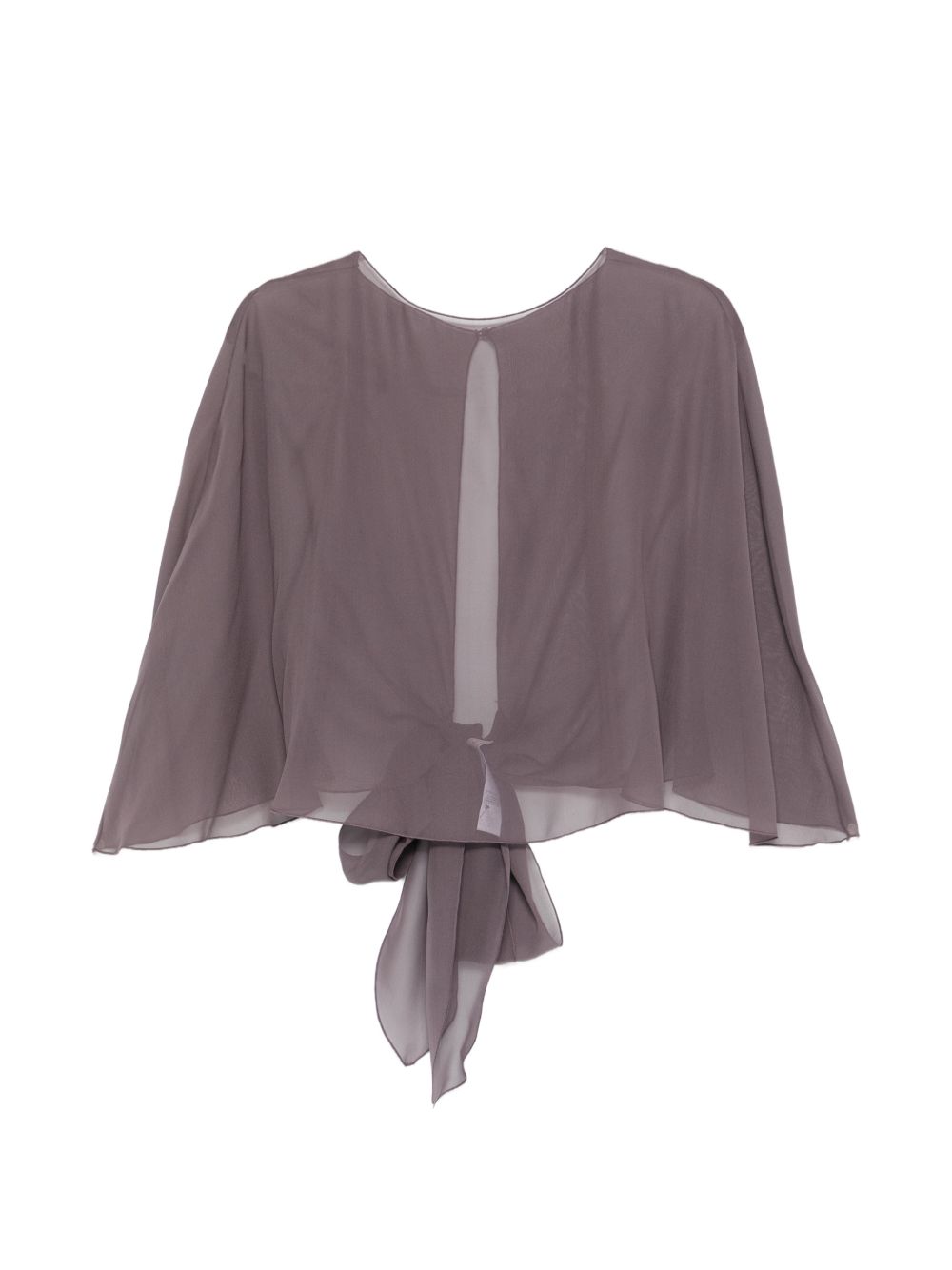Top christiano con nodo a cravatta in viola Antonelli - donna 