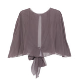 Top christiano con nodo a cravatta in viola Antonelli - donna 