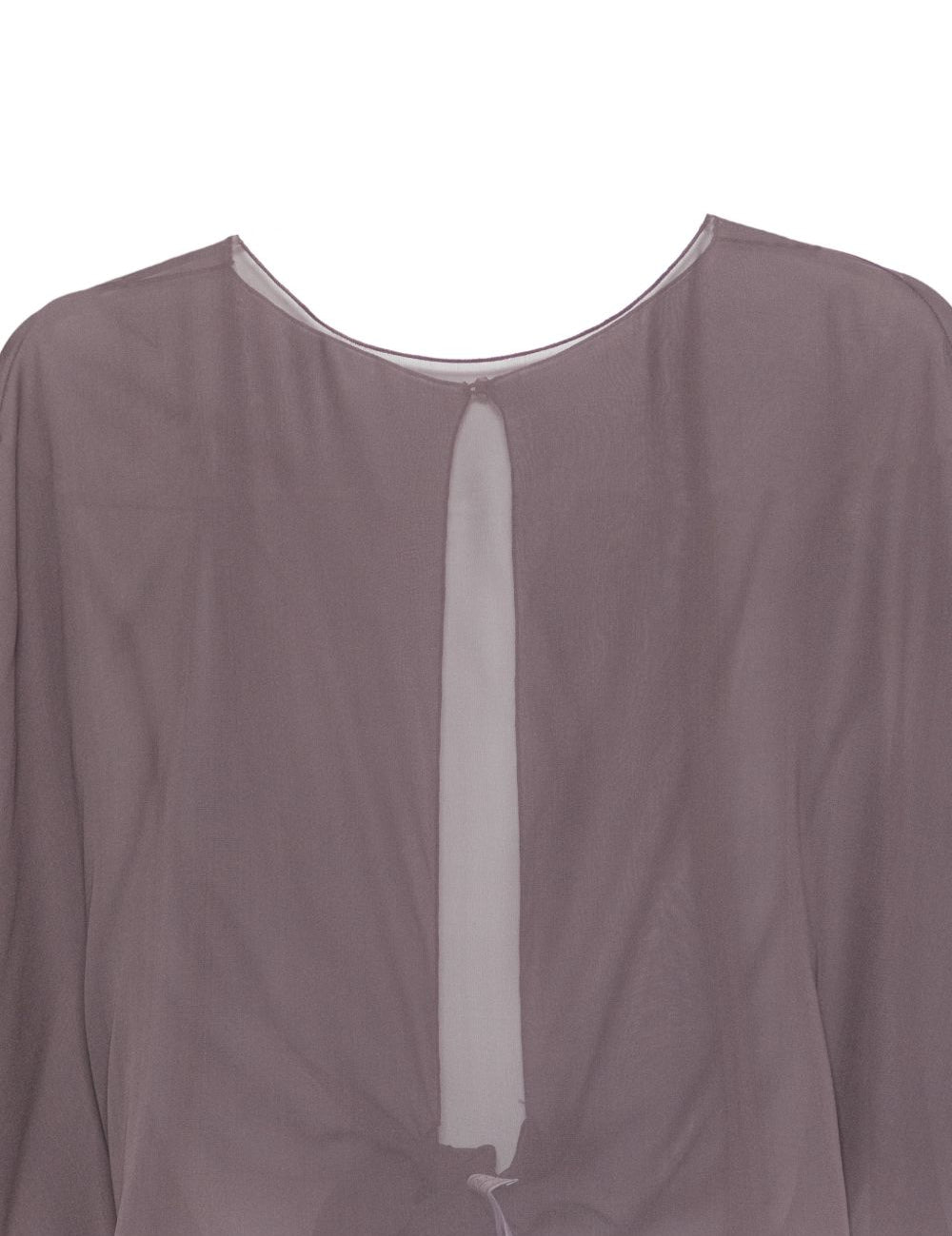 Top christiano con nodo a cravatta in viola Antonelli - donna 