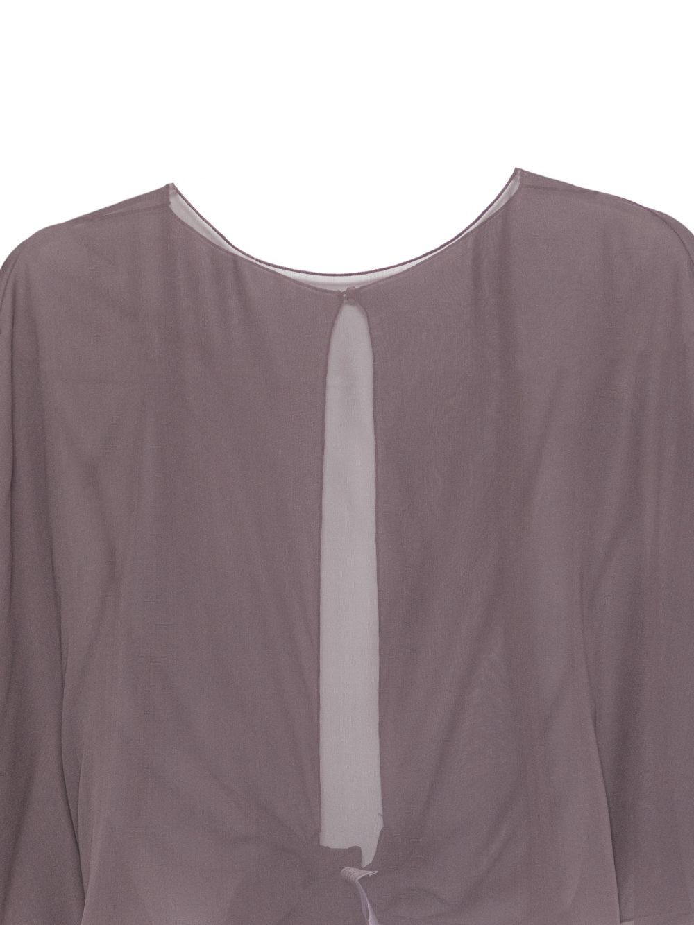 Top christiano con nodo a cravatta in viola Antonelli - donna 