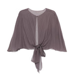 Top christiano con nodo a cravatta in viola Antonelli - donna 