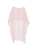 Top asimmetrico in rosa Antonelli - donna