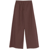 Pantaloni elasticizzati in marrone Antonelli - donna 