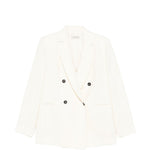 Blazer doppio petto in bianco Antonelli - donna 