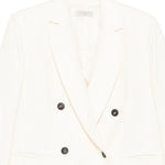 Blazer doppio petto in bianco Antonelli - donna 