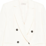Blazer doppio petto in bianco Antonelli - donna 