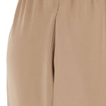 Pantaloni elasticizzati in beige Antonelli - donna 