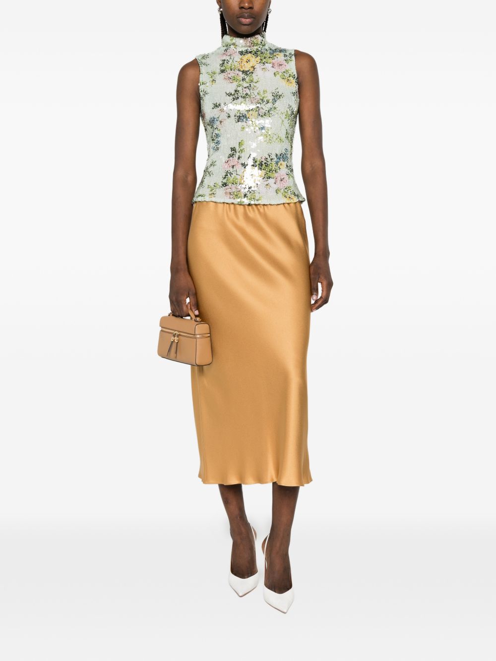Gonna midi Orinoco con elastico in vita in yellow Antonelli - donna 