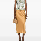 Gonna midi Orinoco con elastico in vita in yellow Antonelli - donna 